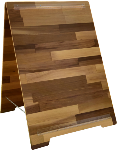 Cedar Wood Sandwich Boards - Wood (600x600), Png Download