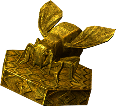 Queen Bee Statue - Skyrim Queen Bee Statue (374x343), Png Download
