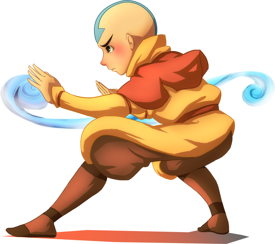 Aang Transparent Image - Avatar The Last Airbender Png (900x798), Png Download