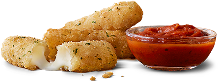 Mcdonald's Sued For $5m For Using Fake Cheese In Mozzarella - Mozzarella Sticks Png (444x320), Png Download