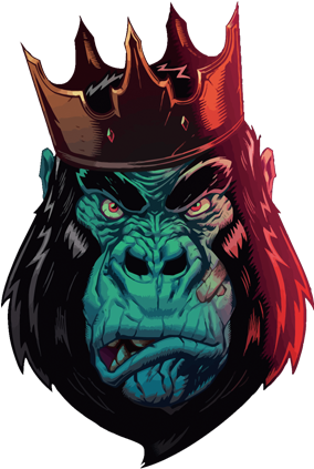 Gorilla Orangutan King - King Gorilla (450x450), Png Download