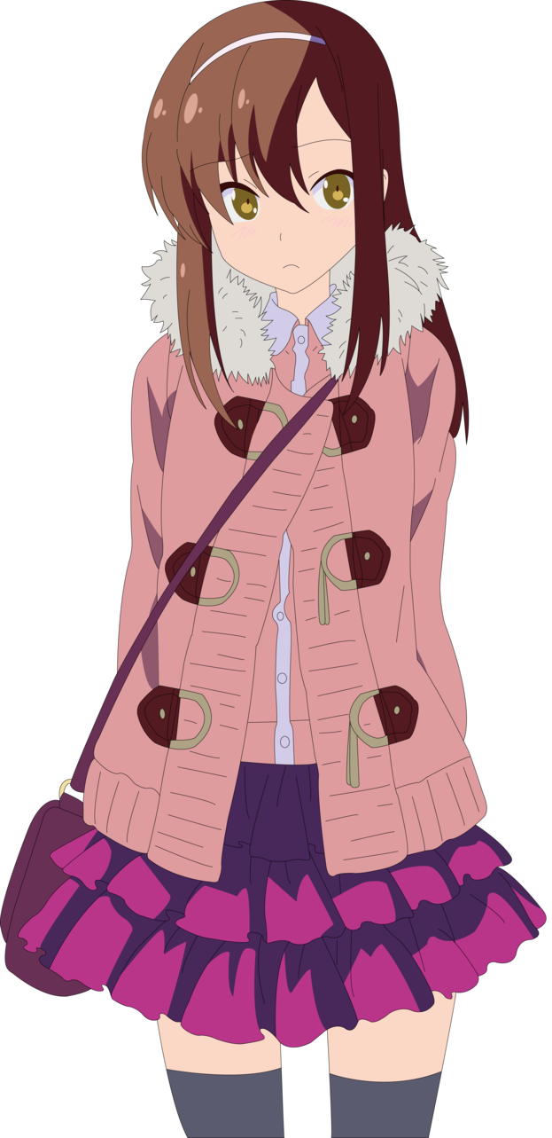 Aoyama Nanami By Adgaps Best Waifu, Nanami, Potato, - Nanami Wallpaper Aoyama Nanami (623x1283), Png Download