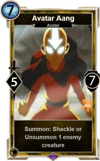 Avatar Aang - Elder Scrolls Legends Atronach (360x580), Png Download