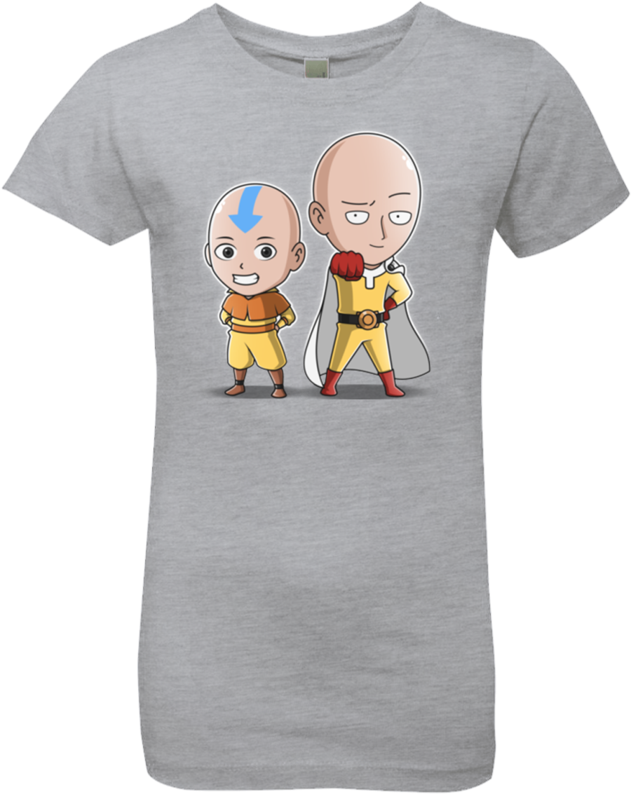 Saitama And Aang Girls Premium T-shirt - T-shirt (1155x1155), Png Download