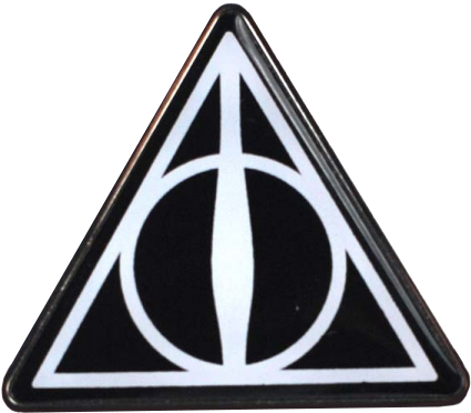 Harry - Harry Potter - Deathly Hallows Badge (600x600), Png Download