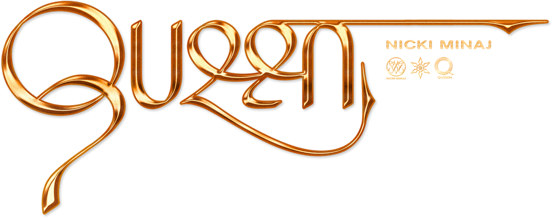 Nicki Minaj Logo - Nicki Minaj Queen Logo Png (1100x436), Png Download