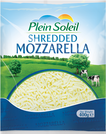 Shredded Mozzarella - Plein Soleil Shredded Mozzarella (400x450), Png Download