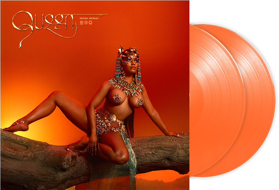 Hover To Zoom - Nicki Minaj Queen Vinyl (1000x1000), Png Download