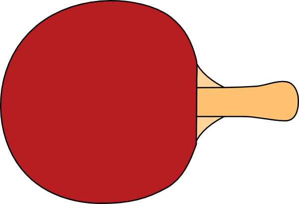Forrest Gump Ping Pong Paddle - Table Tennis Racket Clip Art (600x410), Png Download