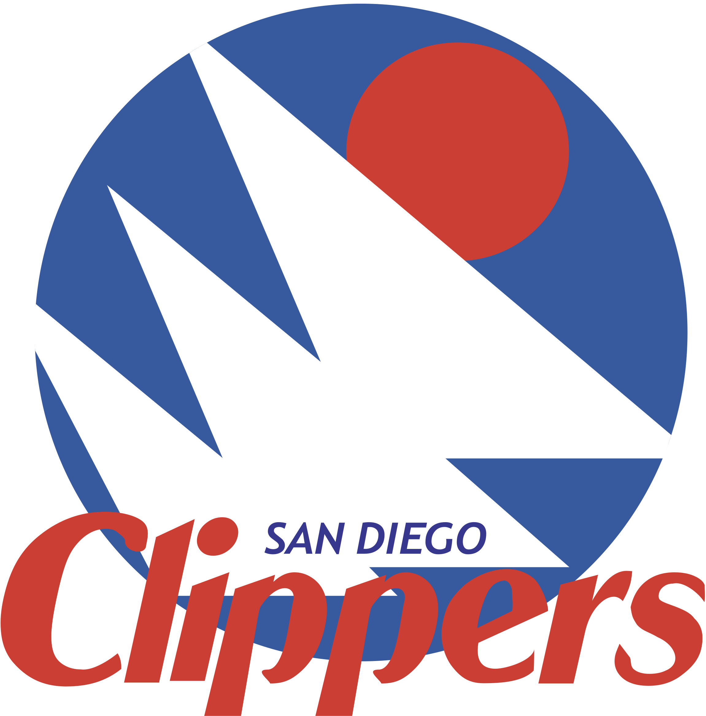 San Diego Clippers Logo Png Transparent - San Diego Clippers Logo (2400x2400), Png Download