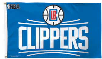 La Clippers Flag - La Clippers Logo 2017 (360x480), Png Download
