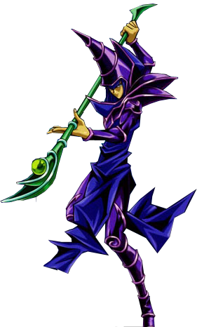 The Dark Magician Faces Off Against Elemental Hero - Yu Gi Oh Dark Magician (281x466), Png Download