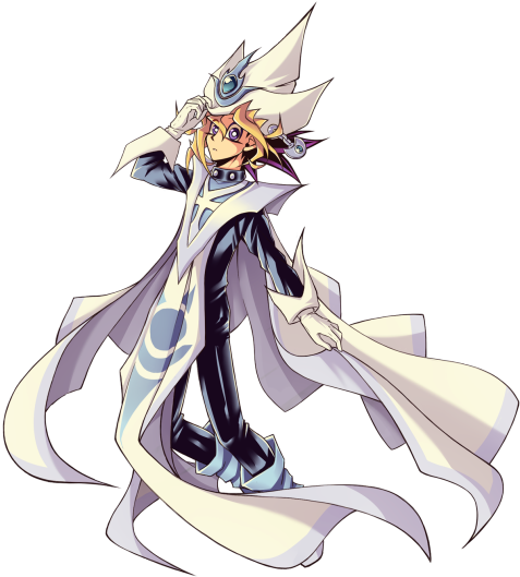 Yuugi As Silent Magician ~ - Silent Magician And Yugi (500x542), Png Download