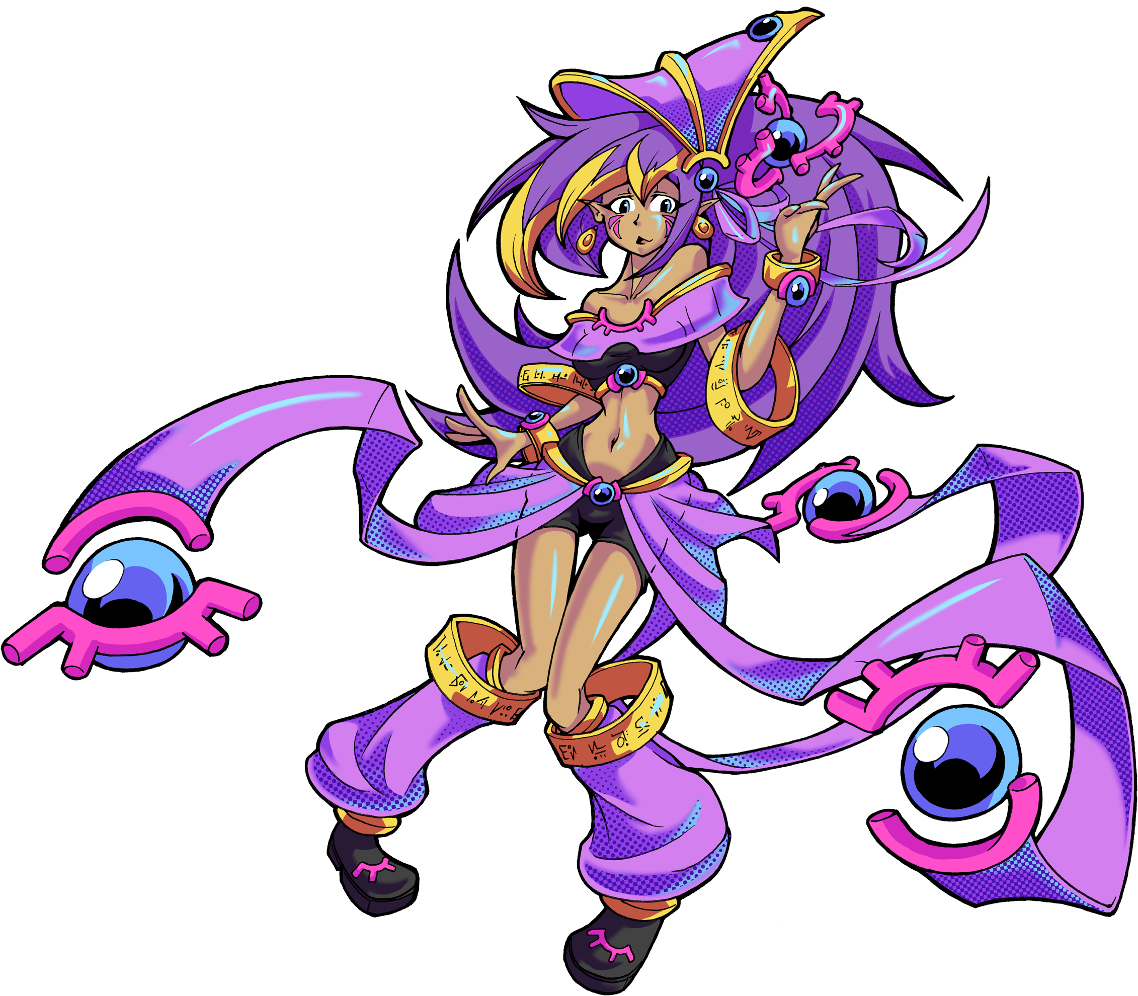 Original) Loading Dark Magician - Shantae Dark Magician Girl (2300x2000), Png Download