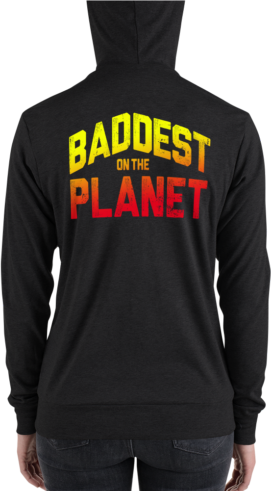 Ronda Rousey "baddest On The Planet" Unisex Full - Hoodie (1000x1000), Png Download