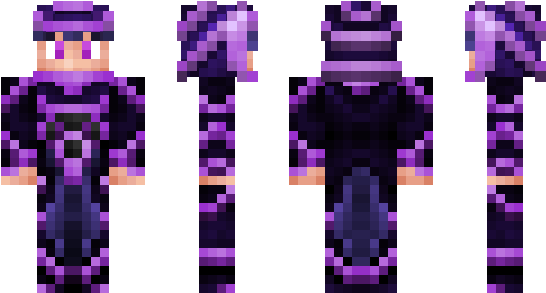 Minecraft Skin Darkmagician - Sgcbarbierian Skin (600x348), Png Download