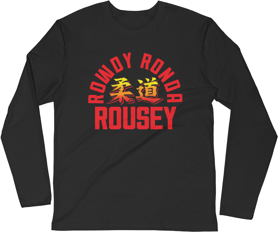 Ronda Rousey "judo" Long Sleeve - Unisex Banjo Tree Thermal (organic/rpet Blend) (1000x1000), Png Download