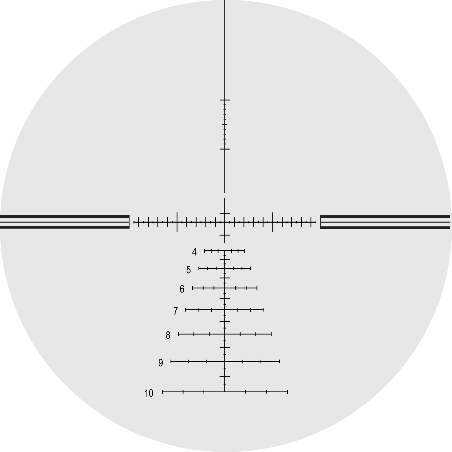 Zoom - Nightforce Shv F1 Reticle (1553x1553), Png Download