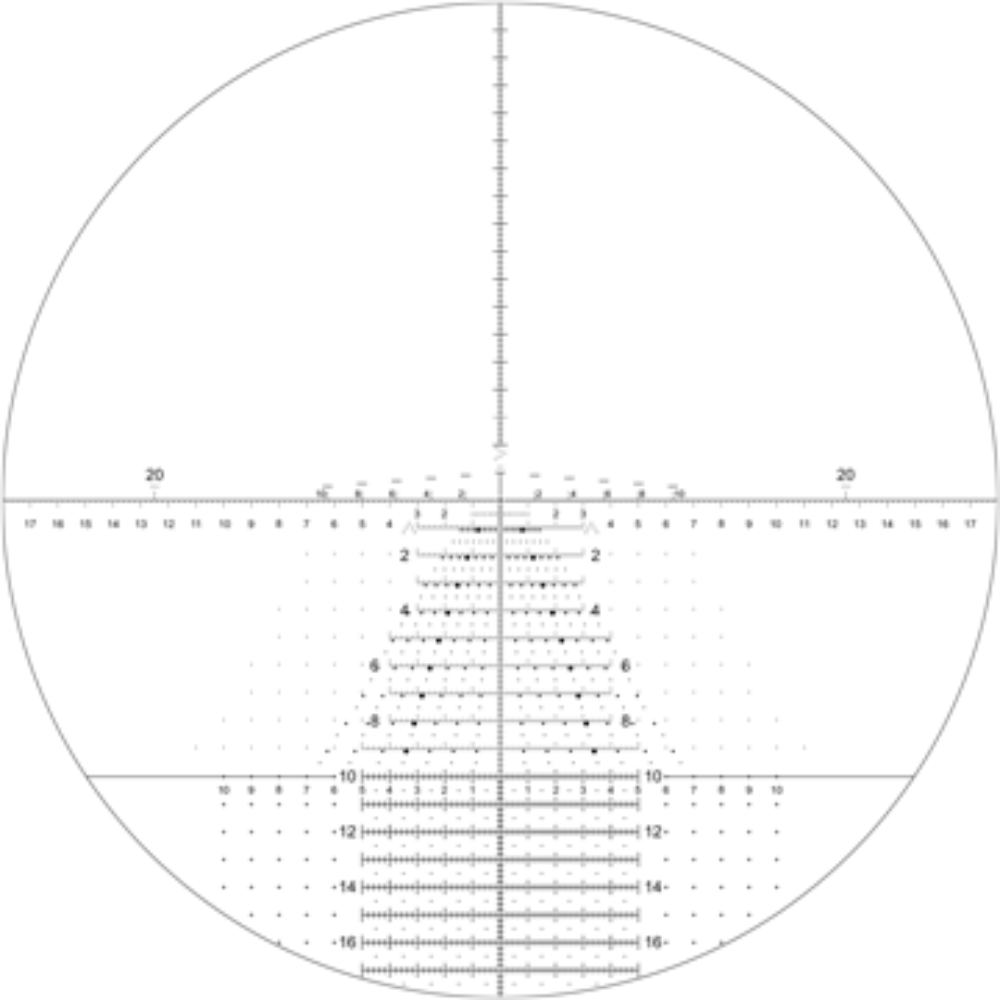 Tremor3-reticle - Us Optics Er 25 Reticle (1000x1000), Png Download