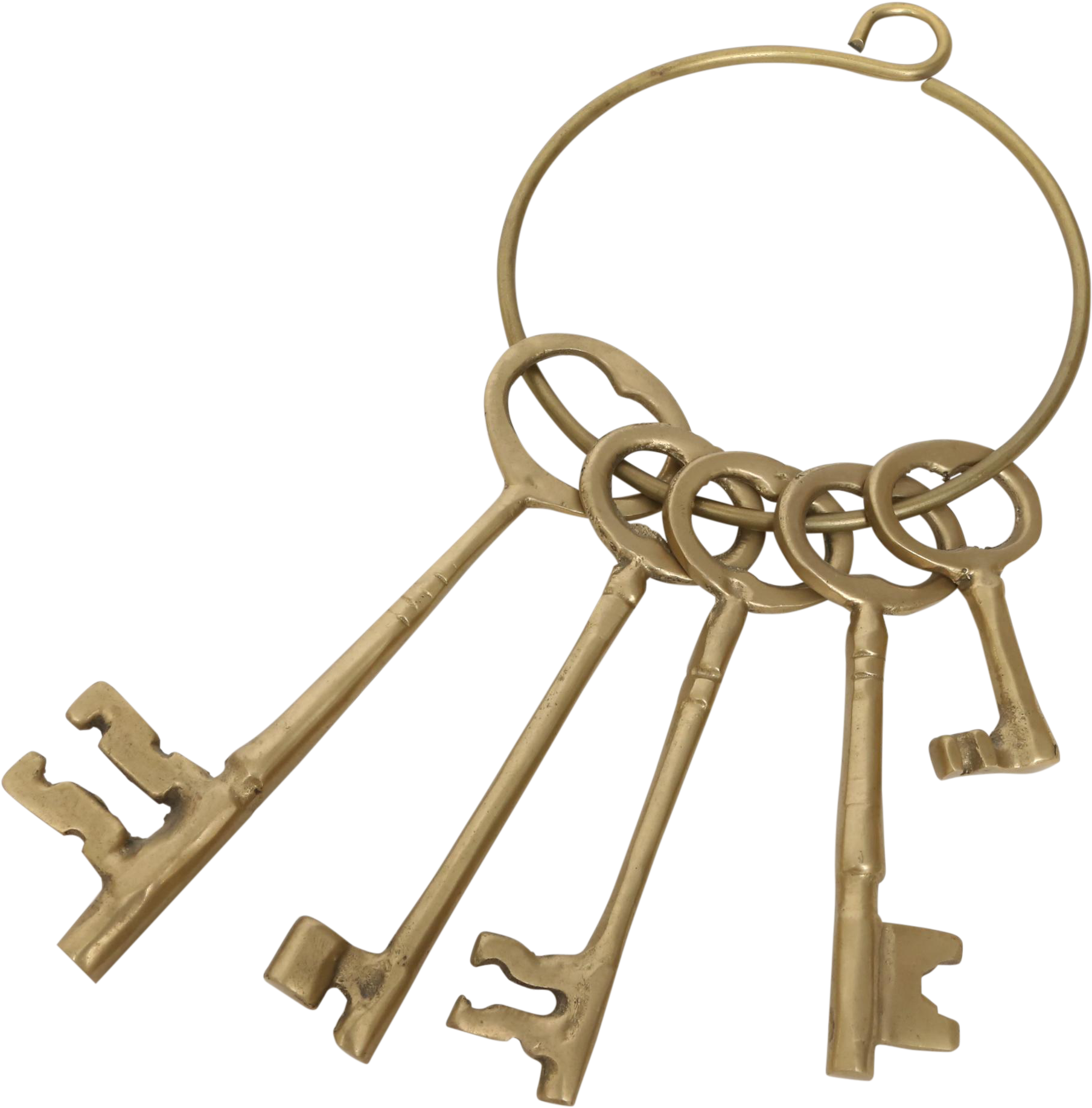 Png Ring Of Skeleton Keys Clip Free - Ring Of Keys Png (2009x2038), Png Download
