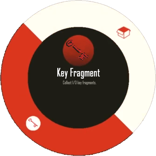Collecting 3/3 Key Fragments And Assembling Them At - Circle (504x503), Png Download