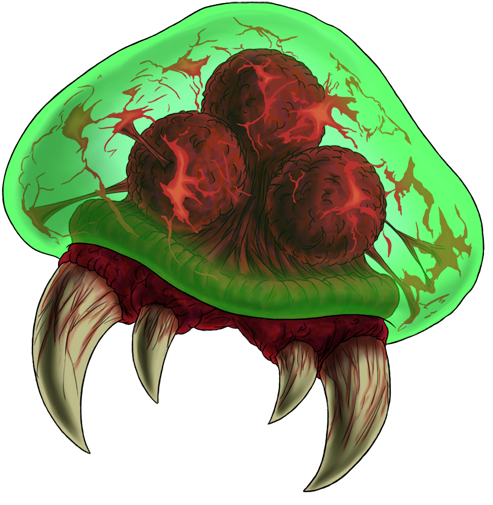 Metroid Render - Metroid Png (492x513), Png Download