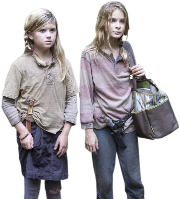 Walking Dead - Visit - Walking Dead Lizzie Png (622x654), Png Download