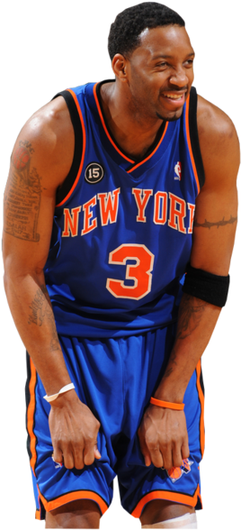 Tracy Mcgrady-knicks - New York Knicks (400x600), Png Download