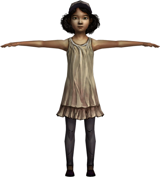 Download Zip Archive - Walking Dead Clementine Series 1 (750x650), Png Download