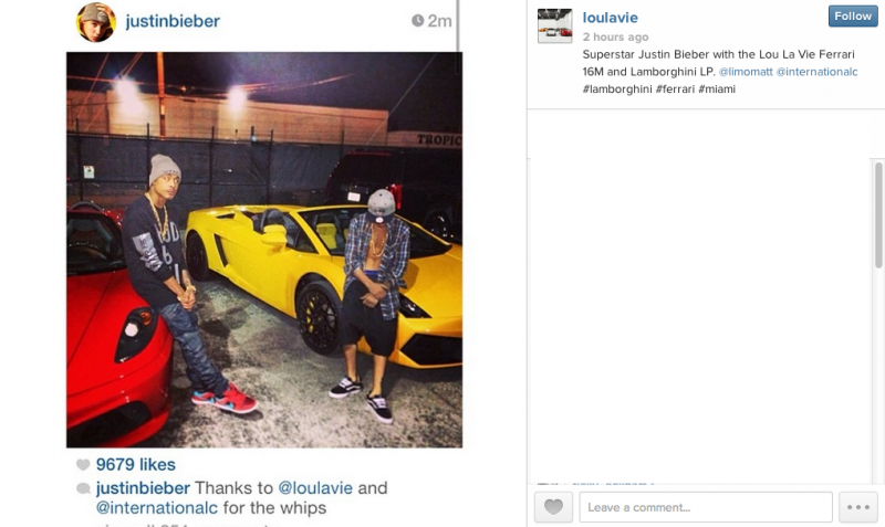 Bieber Lamborghini - Justin Bieber Lamborghini 2013 (800x477), Png Download