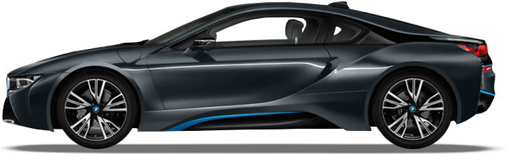 Bmw I8 - Bmw I8 Coupe (800x325), Png Download