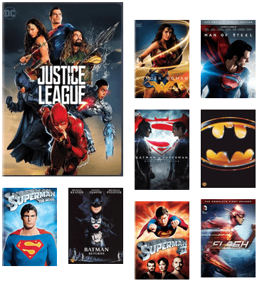 Justice League - Warner Home Video Superman Box [dvd] Usa Import (436x440), Png Download