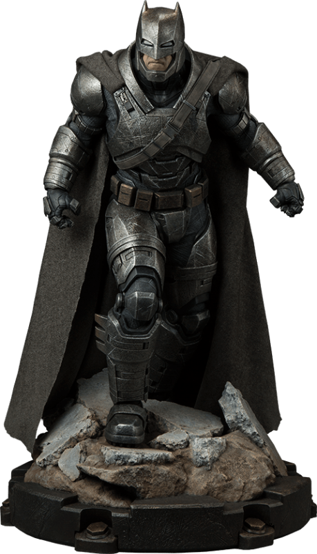 Bvs Dawn Of Justice - Armored Batman Premium Format Figure (459x800), Png Download