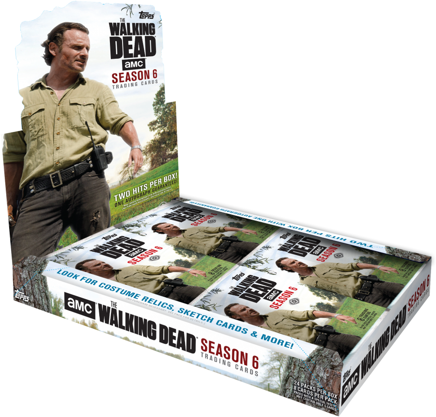 2017 Topps The Walking Dead - Topps Walking Dead Season 6 (1440x975), Png Download