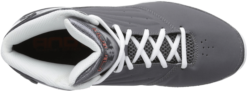 Master Mid Men's Basketball Shoes ( D(m) Us, Asphalt/white-orange) (800x800), Png Download