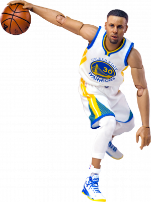 Stephen Curry 1/9th Scale Enterbay Action Figure - Stephen Curry Action Figures (300x400), Png Download