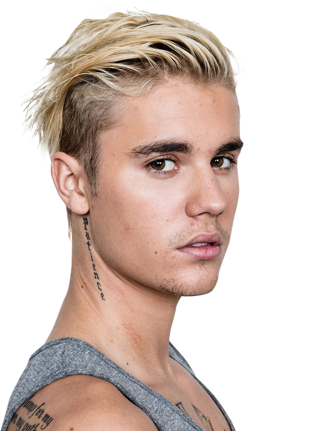 Justin Bieber Face Png Image - Justin Bieber Face Png (1283x1440), Png Download