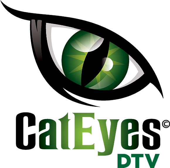 Powered By Cateyes Dtv - Cat (700x600), Png Download