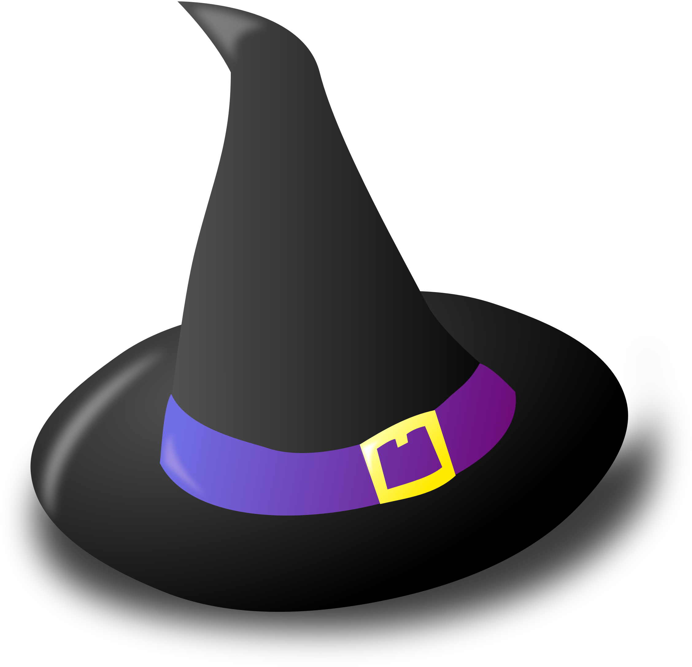 This Free Icons Png Design Of Black Witch Hat (2255x2176), Png Download