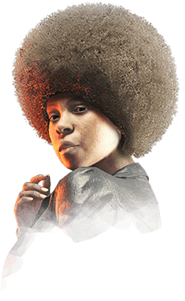 Cassandra - Afro (736x566), Png Download
