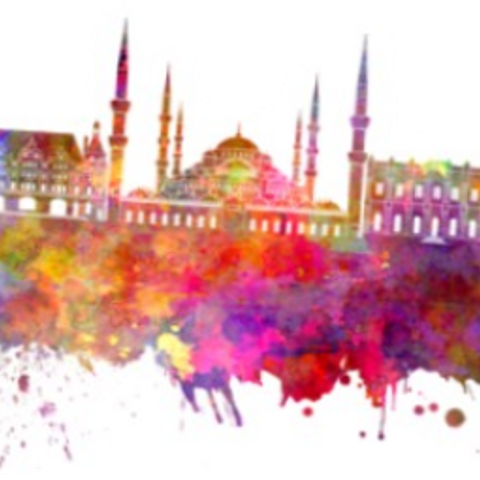 Istanbul Skyline (480x480), Png Download