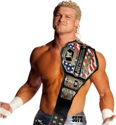 Dolph Ziggler Nwo - Dolph Ziggler Us Champion (400x400), Png Download