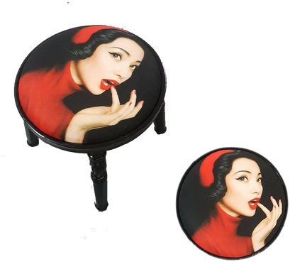 1950's Glamour Stool - High Qualiy Women Handbags Famous Brands Women Messenger (500x500), Png Download