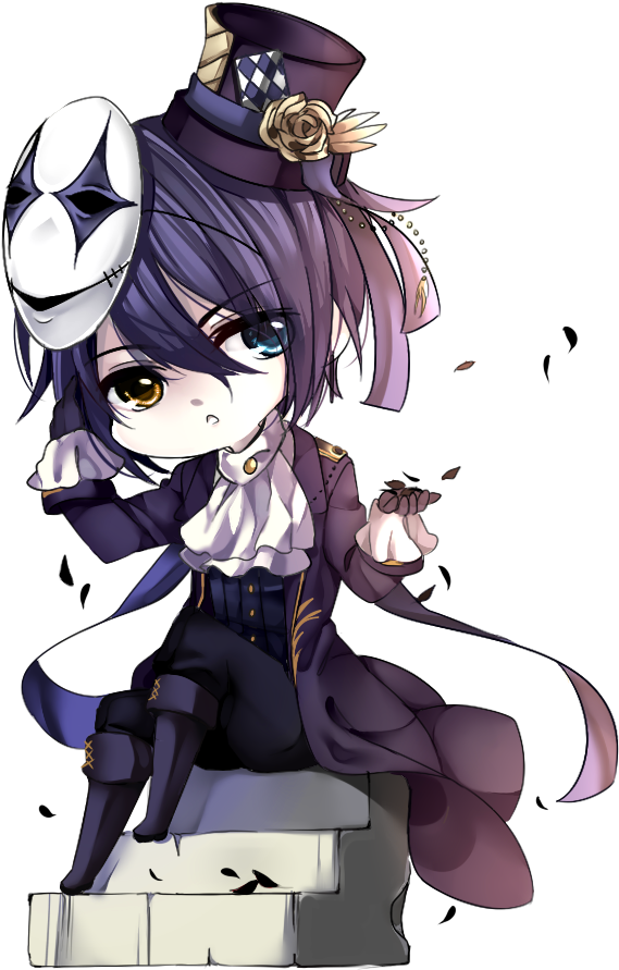 Vector Anime Chibi - Drawing (651x972), Png Download