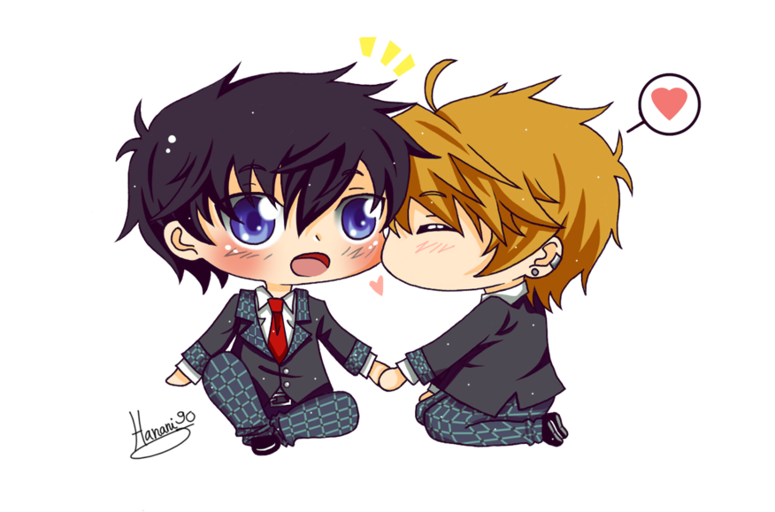 Yaoi Commission By Hanani90 D3f3drf - Anime Chibi Yaoi Png (900x583), Png Download