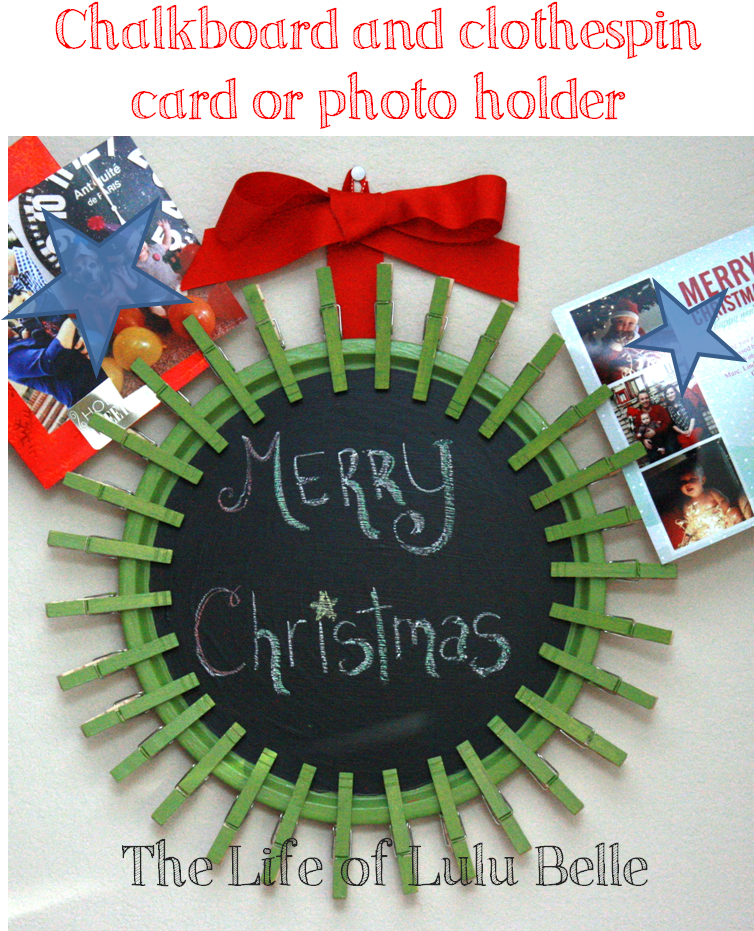 Chalkboard Clothespin Card Holder - Necklace (756x959), Png Download