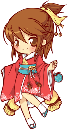 77 Images About Chibi On We Heart It - Anime Chibi Girl Png (361x451), Png Download