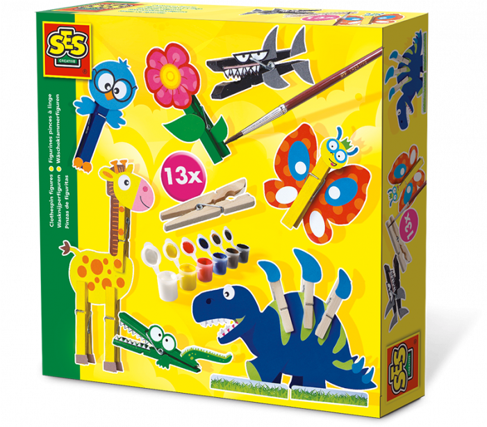 Ses Clothespin Figures (700x700), Png Download