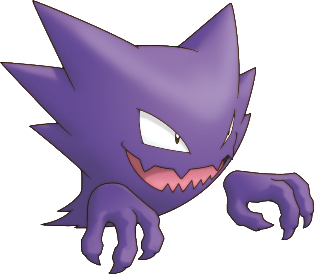 Haunter Evolves To - Haunter Transparent (1073x936), Png Download