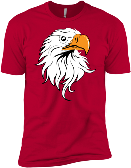 Eagle Head - Next Level Men's 3600 Cotton Crew (600x600), Png Download